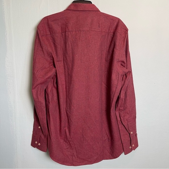 Gant Light Maroon 100% Cotton Button Down Long Sleeve Collared Shirt - Size XL - Picture 3 of 11